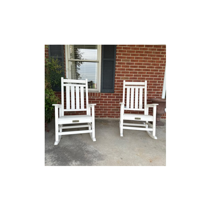 Rosecliff Heights Wolak HDPE Rocking Adirondack Chair & Reviews